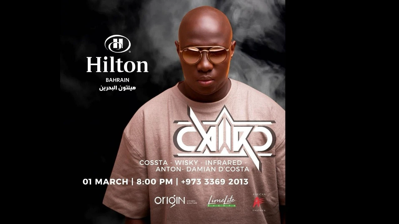 Caiiro Performs Live at the Prestigious Hilton Hotel, Bahrain